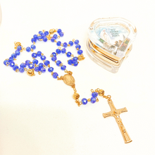 Load image into Gallery viewer, Apparitions of Fatima Rosary - Heart Box