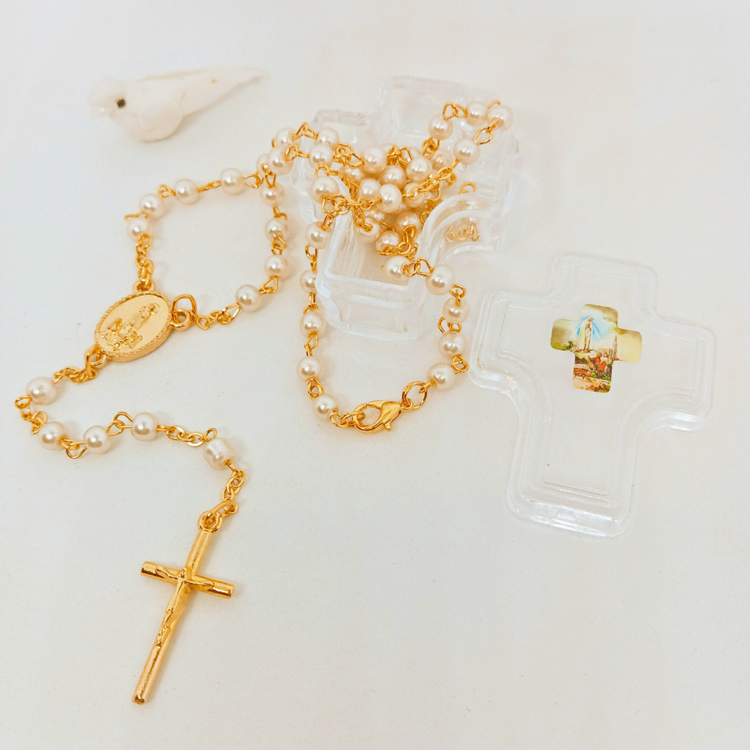 Apparitions of Fatima Rosary - Cross Box
