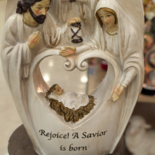 Load image into Gallery viewer, Hand-painted White Nativity Scene