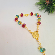 Load image into Gallery viewer, Holy Family and Holy Spirit Crystal Decade Rosary