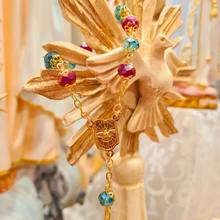 Load image into Gallery viewer, Holy Family and Holy Spirit Crystal Decade Rosary