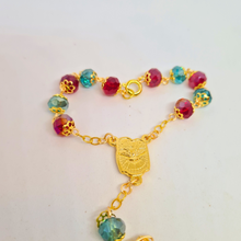 Load image into Gallery viewer, Holy Family and Holy Spirit Crystal Decade Rosary