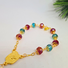 Load image into Gallery viewer, Holy Family and Holy Spirit Crystal Decade Rosary