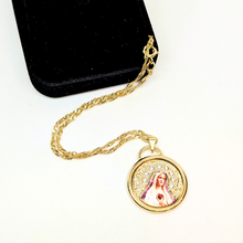 Load image into Gallery viewer, Our Lady of Fatima Necklace - Zirconia