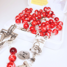 Load image into Gallery viewer, Pope Francis Red Rosary