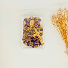 Load image into Gallery viewer, Premium Blue and Golden Rosary of Fatima