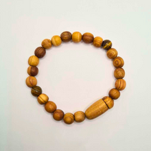 Load image into Gallery viewer, Saint Anthony Wood Bracelet