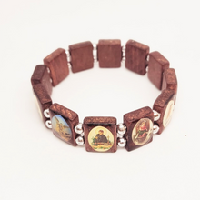 Load image into Gallery viewer, Saints Wood Bracelet