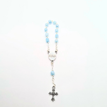 Load image into Gallery viewer, Statue - Light Blue Decade Rosary
