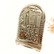 Load image into Gallery viewer, Terra of Fatima - Apparitions of Our Lady of Fatima - Metal Plaque