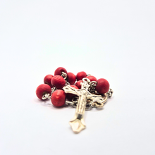 Load image into Gallery viewer, Wood Rose Decade Rosary