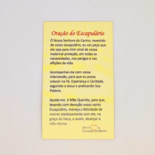 Load image into Gallery viewer, Wood and Cloth Scapular