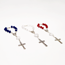 Load image into Gallery viewer, 3 Crystal Decade Rosary Bracelets