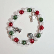 Load image into Gallery viewer, Christmas Bracelet - Red and Green