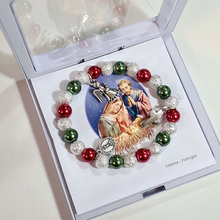 Load image into Gallery viewer, Christmas Bracelet - Red and Green