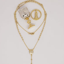 Load image into Gallery viewer, Gold Bath Chalice with Rosary