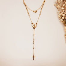 Load image into Gallery viewer, Golden Our Lady of Fatima Rosary
