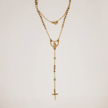Load image into Gallery viewer, Golden Our Lady of Fatima Rosary