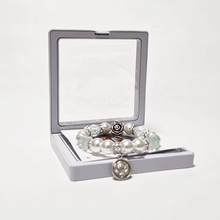 Load image into Gallery viewer, Holy Family Silver Blue Bracelet