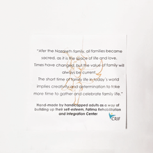 Load image into Gallery viewer, Holy Family Silver Blue Bracelet