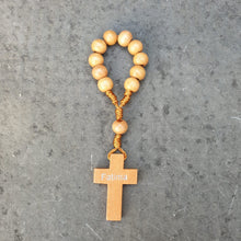 Load image into Gallery viewer, Mini Decade Rosary - Woodwork