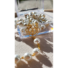Load image into Gallery viewer, Pearl Glass Rosary