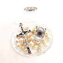 Load image into Gallery viewer, Pearl - Soil of Fatima Rosary