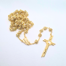 Load image into Gallery viewer, Premium Golden Rosary of Fatima