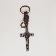 Load image into Gallery viewer, Saint Benedict Keychain