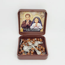 Load image into Gallery viewer, Saint Francisco and Saint Jacinta Wood Rosary