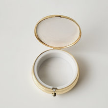 Load image into Gallery viewer, Silver Plated Pill / Rosary / Wafer Box - Peace Dove