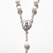 Load image into Gallery viewer, Tree of Life - Pearl White Rosary