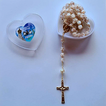 Load image into Gallery viewer, Centennial Cream & Gold Murano Rosary