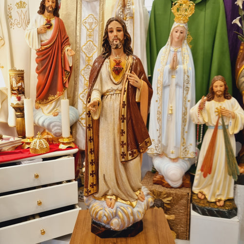 [Wood] Sacred Heart of Jesus [23.6'' | 60cm]