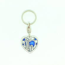 Cargar imagen en el visor de la galería, Apparitions Of Our Lady of Fatima Heart Keychain
