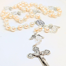 Load image into Gallery viewer, Angel Rosary – Apparitions of Our Lady of Fatima with Terra de Fátima Relic
