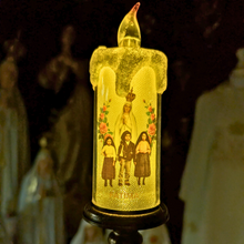 Load image into Gallery viewer, Candle of Fatima with Base [Electric]
