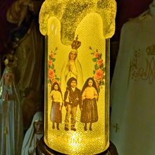 Load image into Gallery viewer, Candle of Fatima with Base [Electric]

