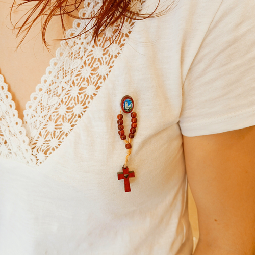 Decade Rosary Pin - Apparitions of Fatima