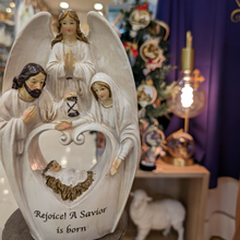 Load image into Gallery viewer, Hand-painted White Nativity Scene

