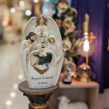 Load image into Gallery viewer, Hand-painted White Nativity Scene
