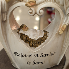 Load image into Gallery viewer, Hand-painted White Nativity Scene
