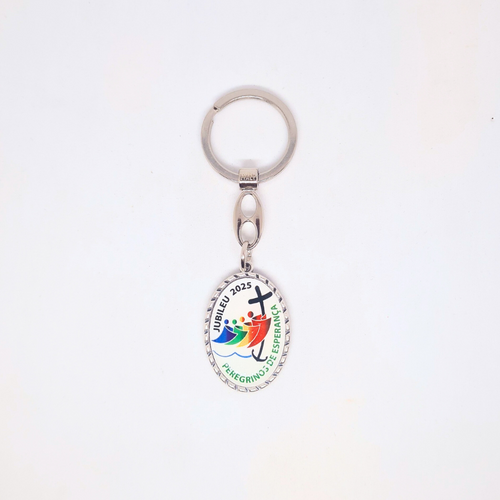 Jubilee Oval Keychain
