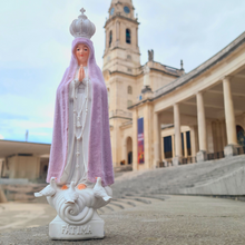 Load image into Gallery viewer, Our Lady of Fatima Statue – 2025 Edition - Color-Changing Mantle
