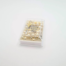 Cargar imagen en el visor de la galería, Pearl Rosary with Apparitions of Our Lady of Fatima Medals and Terra of Fatima
