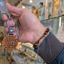 Load image into Gallery viewer, Our Lady of Fatima Bracelet with cross [Natural Stone]
