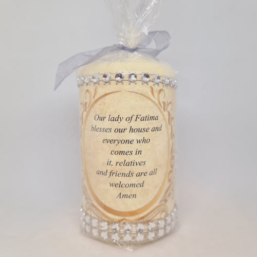 Apparitions of Our Lady Of Fatima Candle 3.9''| 10 cm