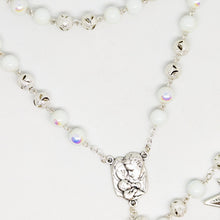 Load image into Gallery viewer, Christmas Rosary - Silver Holy Family
