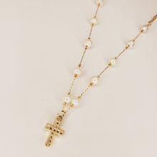 Cargar imagen en el visor de la galería, Decade Rosary Necklace with Crystals
