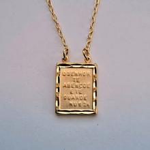 Cargar imagen en el visor de la galería, Golden Scapular - Our Lady of Mount Carmel and Sacred Heart of Jesus
